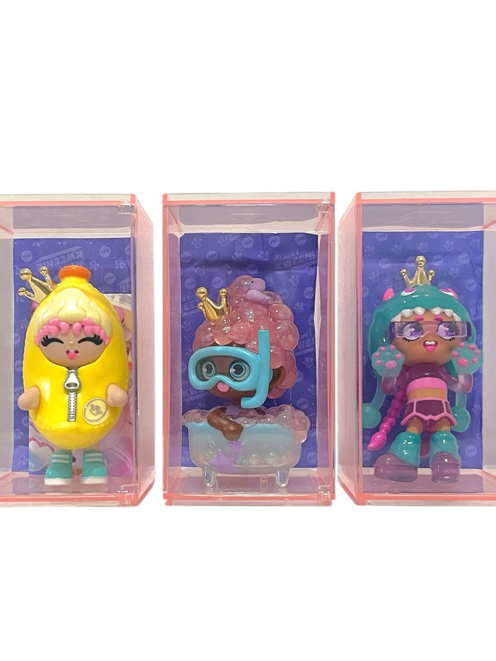 XOX Kweenie Collectible Kids Doll Set - Bananas, Me Time, Plushies